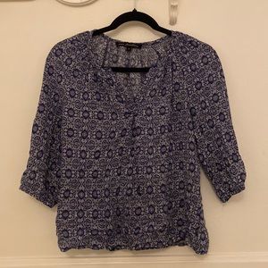 Beautiful Ava Christine Blue Blouse
